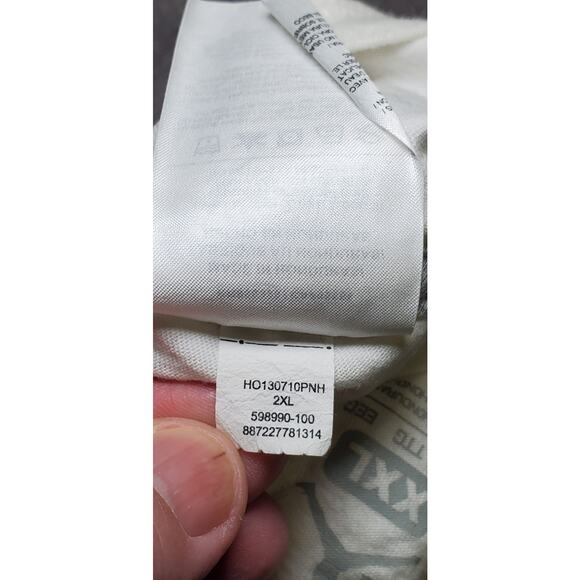 Jordan Retro Men’s Sz XXL Nike White Spell Out Graphic T Shirt C31-50 - Picture 8 of 10